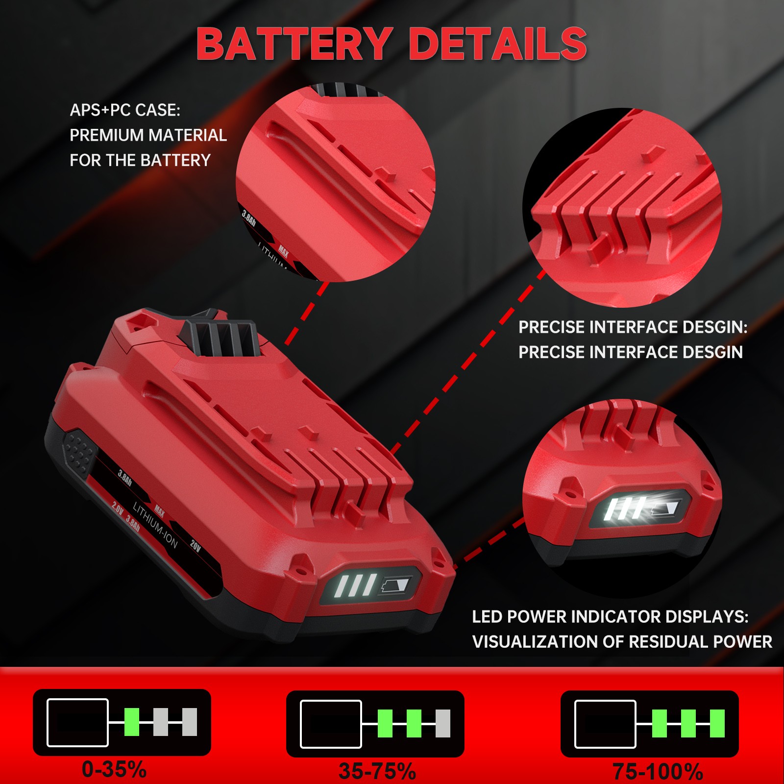 PACK 20Volt For Craftsman V20 2.0Ah Li-ion Battery CMCB204 CMCB202 /Charger