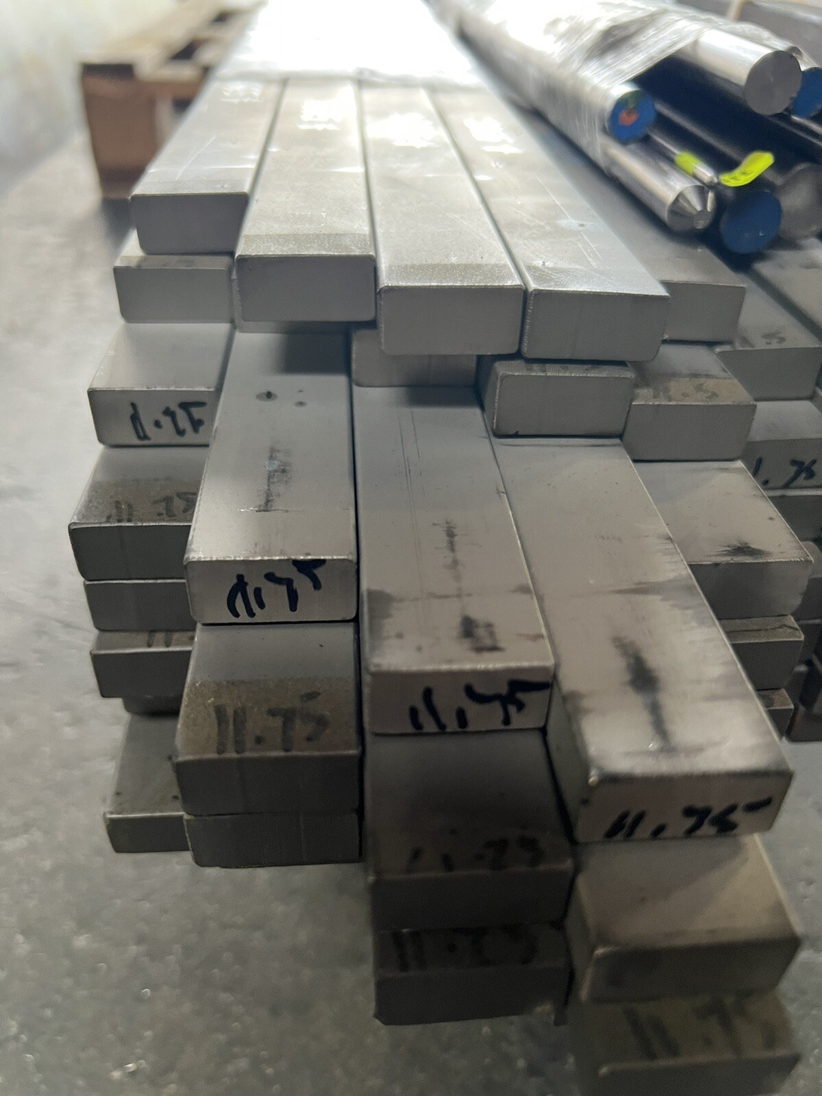 .500″ x 1″ Inch Flat Titanium Round Bar 1 to 8″ Long 6Al4V Mill Stock