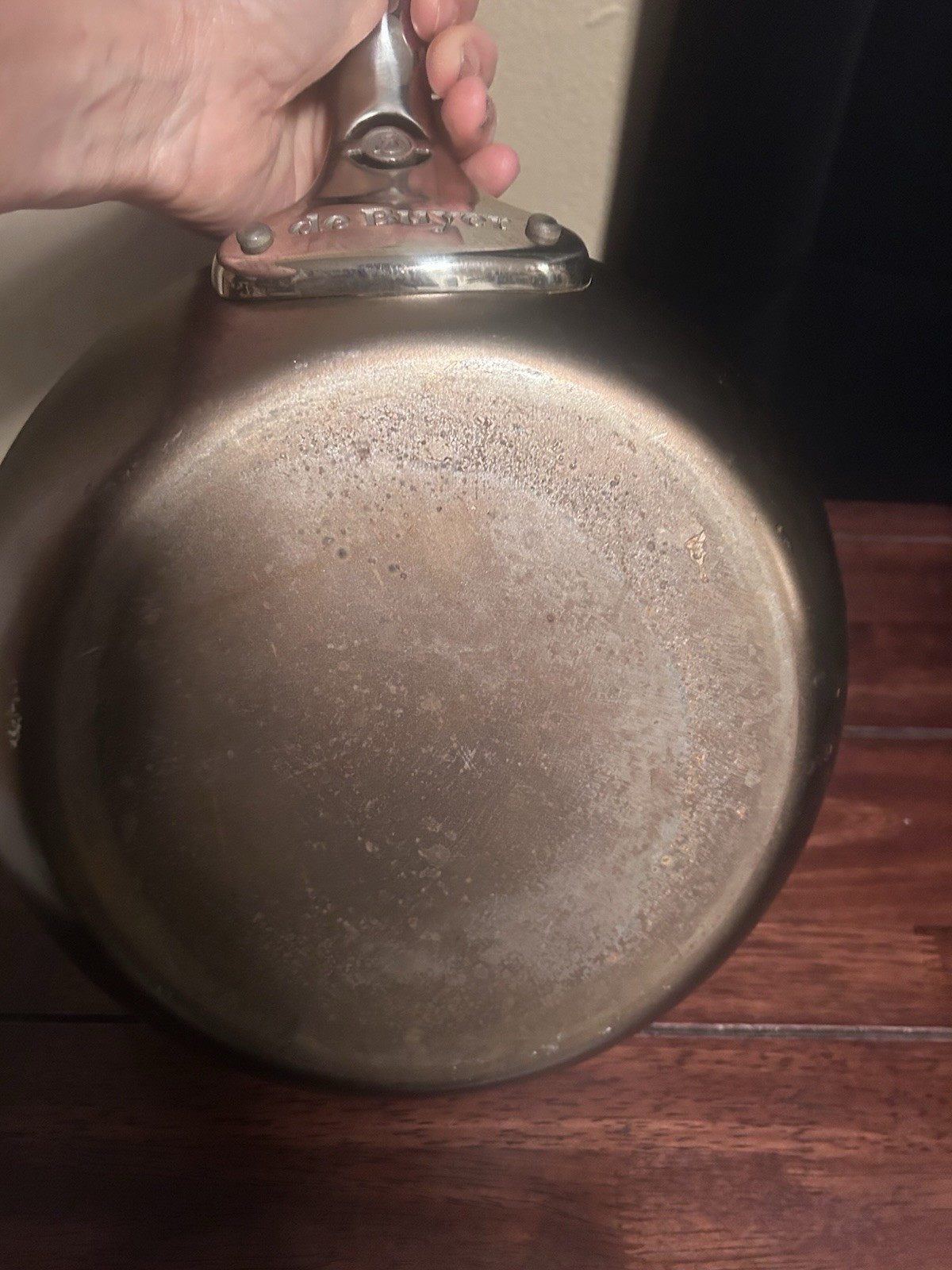 De Buyer Mineral B Pro Carbon Steel Fry Pan Nonstick 9.5”