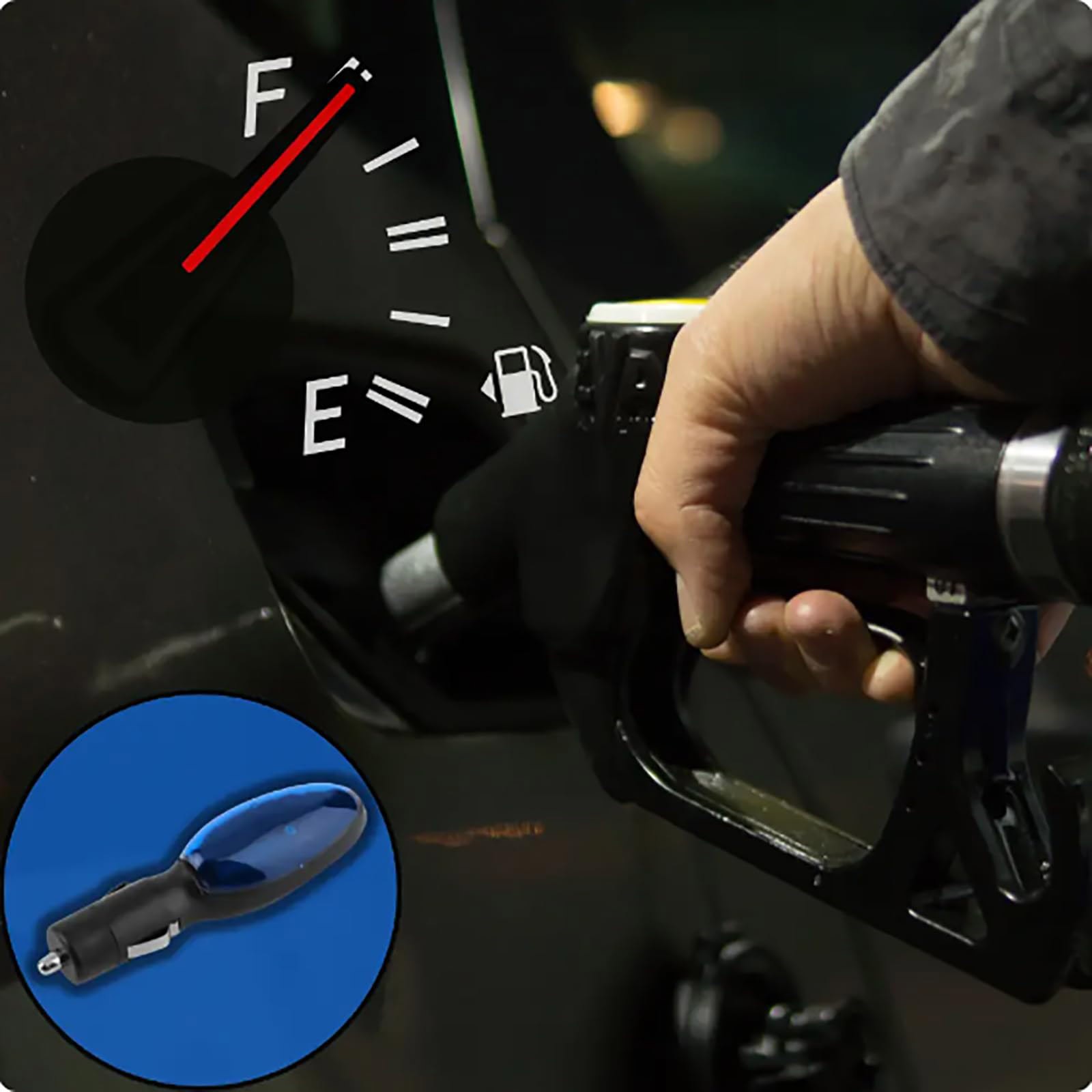 1-4Pcs Gas Fuel Sync Farther Automotive Save More Fuel Instantly Spill Save
