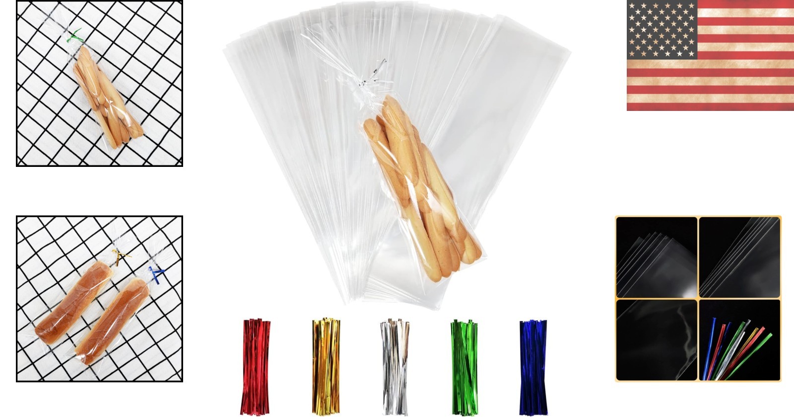 High-Transparency 3×11 Cello Bags – Perfect 100 Count for Stunning Events