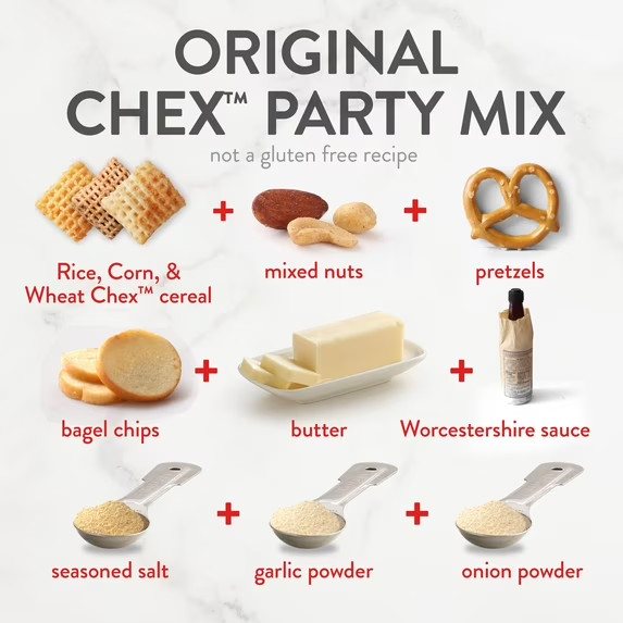 Wheat Chex Breakfast Cereal, Homemade Chex Mix Ingredient, Family Size, 19 oz