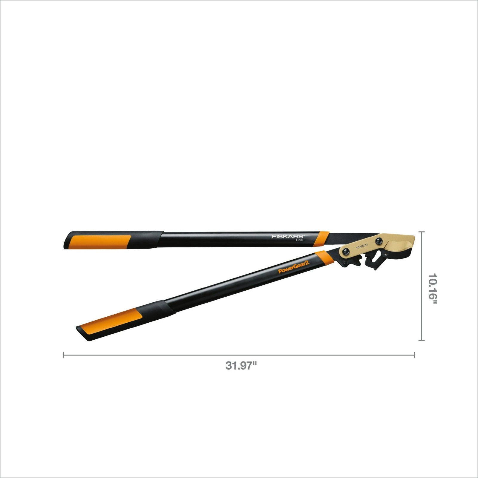 Fiskars PowerGear2 Titanium Tree Lopper 32in 2in Cut FREESHIP