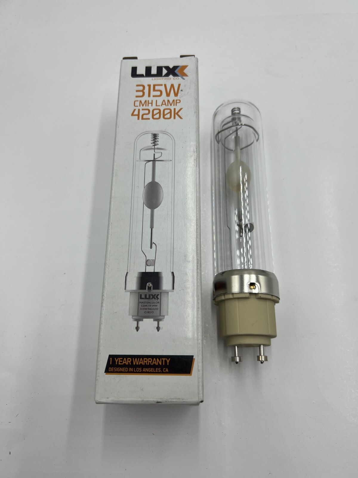 LUX Lighting – Mastercolor 315W-4200K CMH Lamp LUX-315-42 (CDM-TP-MW)