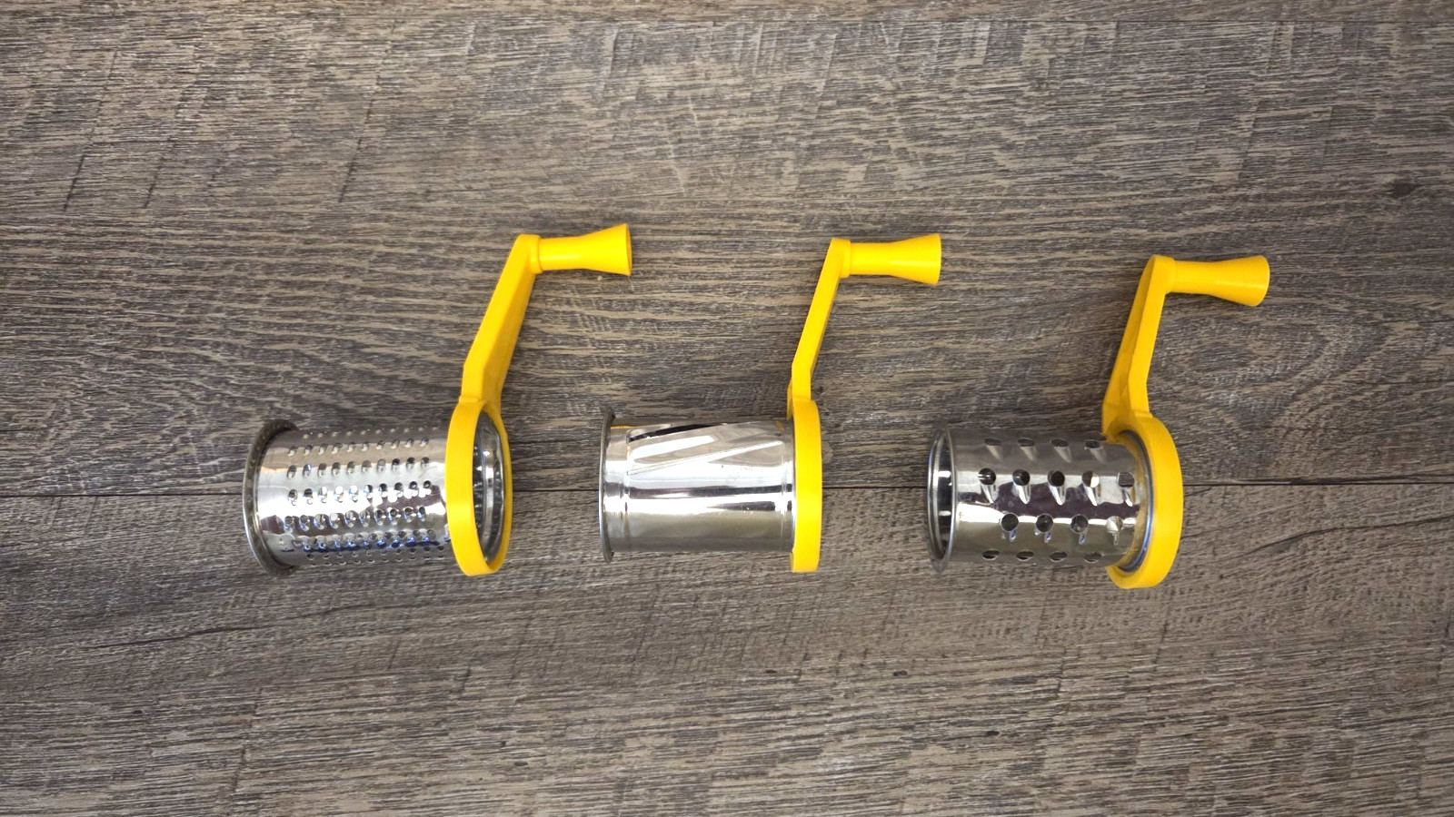 Cook’s Tools Grater Replacement Graters Silver and Yellow Set of Three