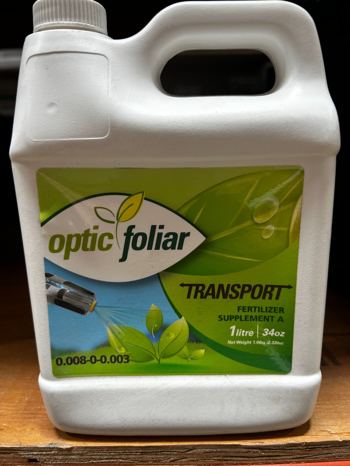 Optic Foliar TRANSPORT 1 L (Wetting Agent/Surfactant)