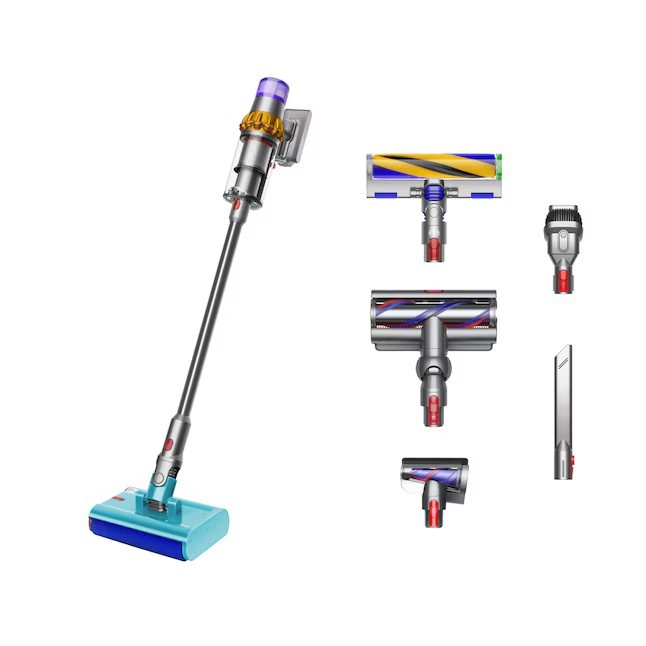 Dyson V15s Detect Submarine Mop Cordless Vacuum Wet & Dry Cleaner Yellow/Nickel