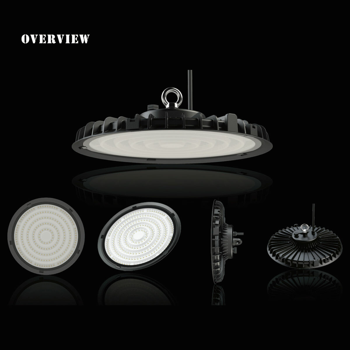 300W UFO Led High Bay Light Factory Warehouse Commercial Industrial Shop Light