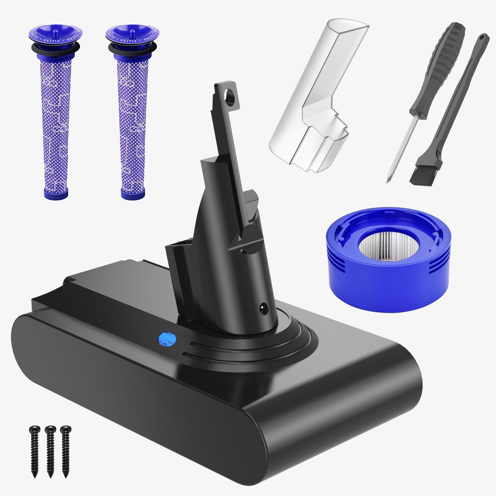 For Dyson V8 Absolute 21.6V 7000mAh Cordless Vacuum Cleaner Li-ion SV10 215681