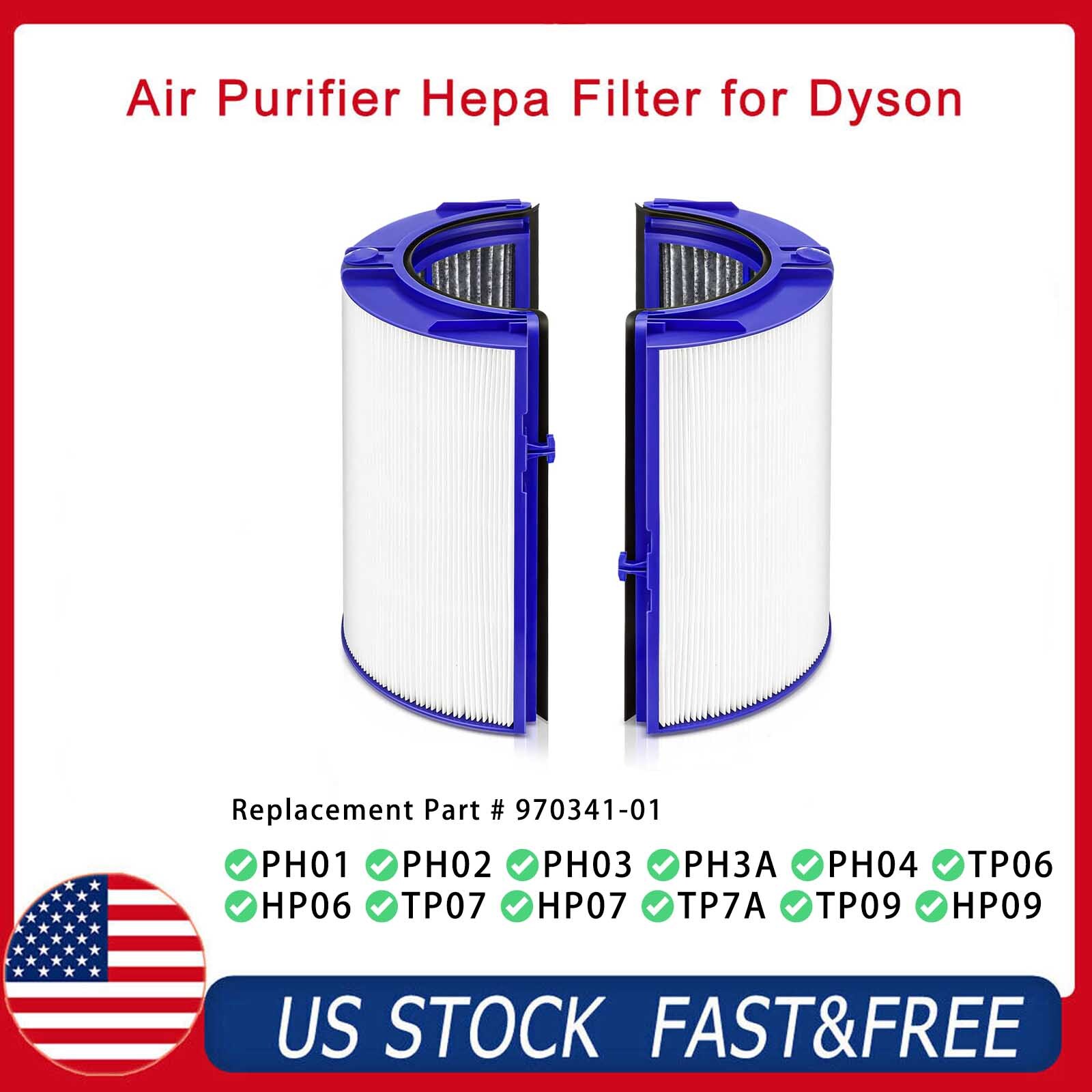 970341-01 Premium Combi 360 Glass True Hepa Filter for Dyson Air Purifier PH01