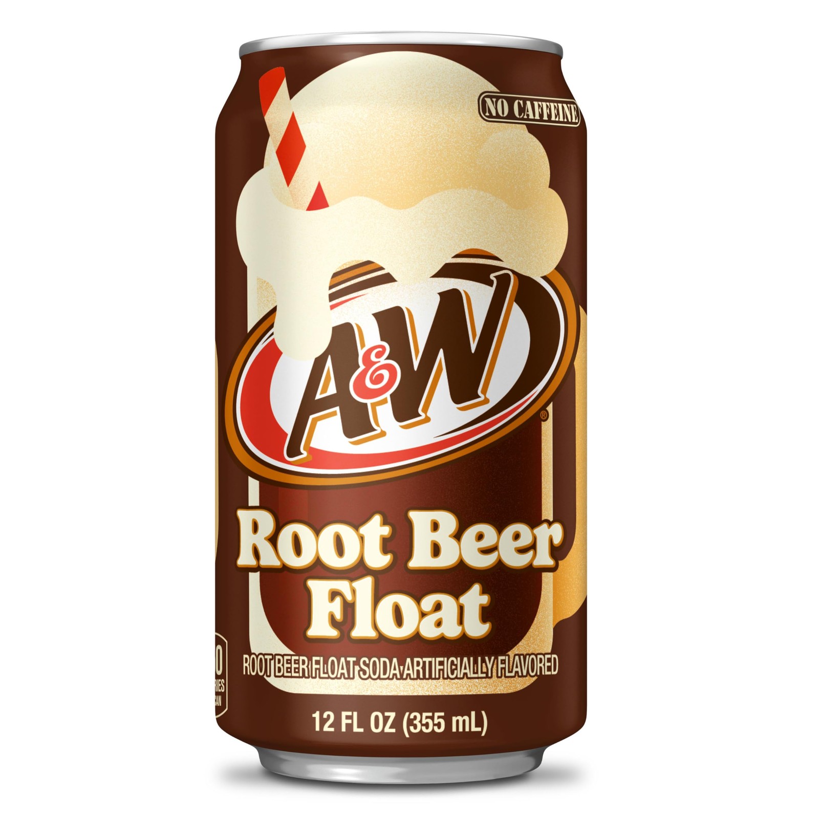 A&W Root Beer Float Soda, 12 fl oz, 12 Pack