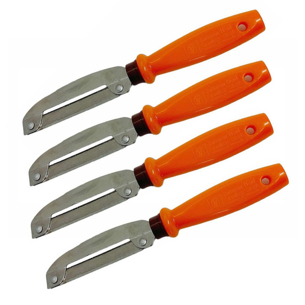 4 Pc 6-1/2″ Cactus Peeler Pelador de Nopales Kitchen Tool Stainless Steel Peeler