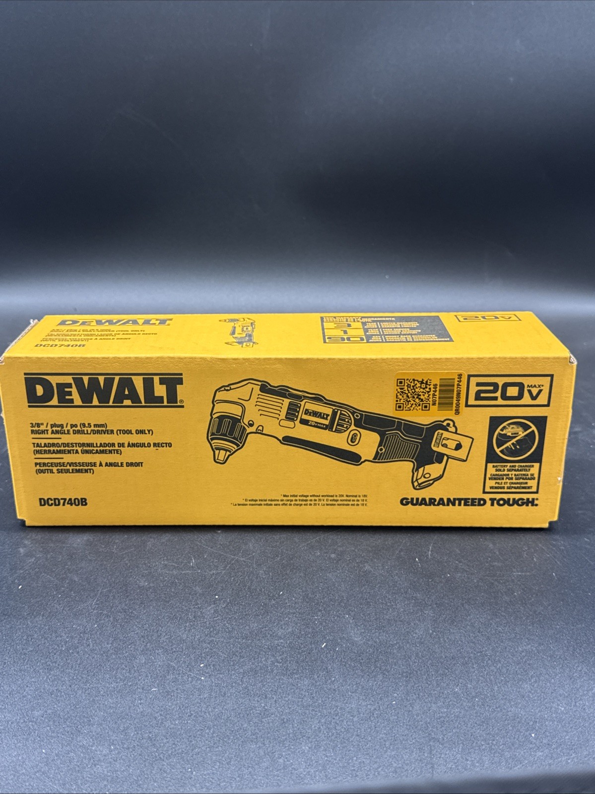 New DeWalt 20v Max Cordless 3/8″ Right Angle Drill/Driver DCD740B 90 Degree 2025